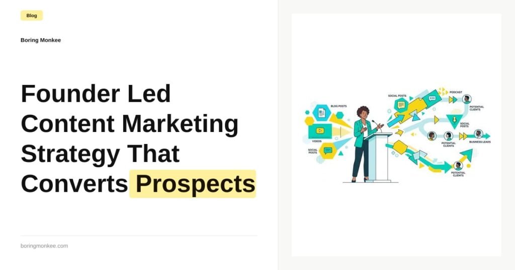 Founder Led Content Marketing Strategy That Converts Prospects
